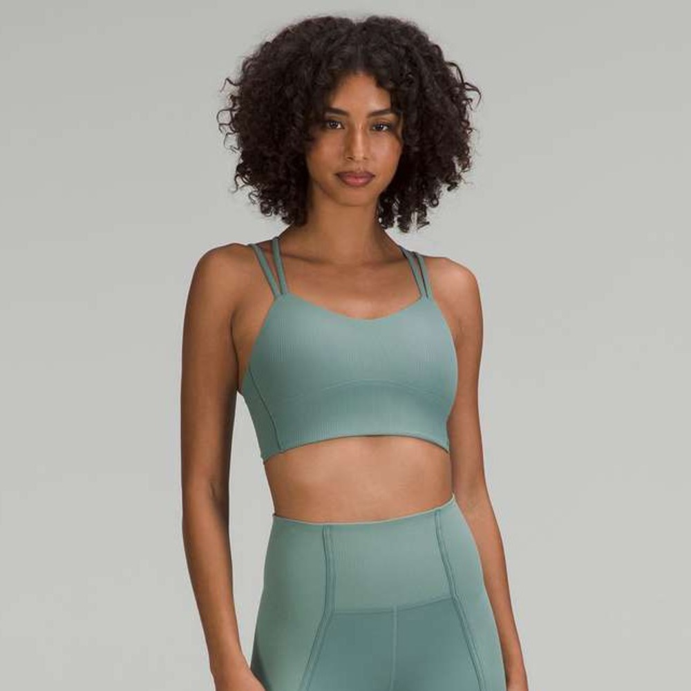Lululemon Like a Cloud Ribbed Longline Bra Light Support, B/C Cup